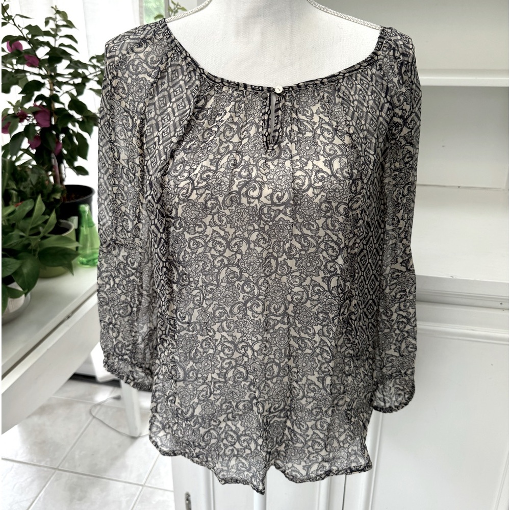 Lucky Brand sheer top